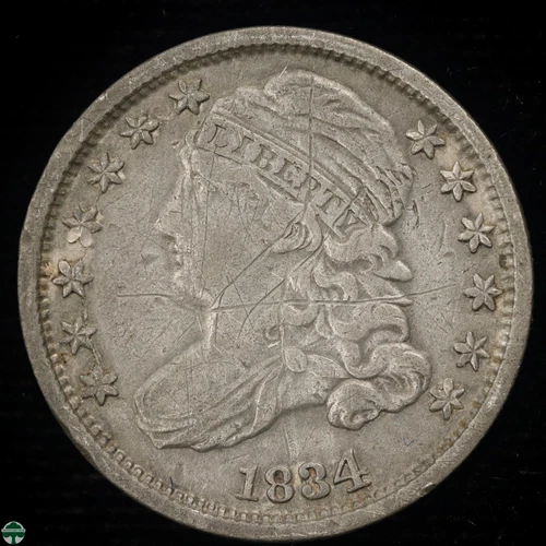 1834-P Capped Bust Dime — photo from another recent sale
