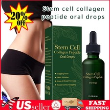 Stem Cell Collagen Peptide Oral Drops Natural Advanced Body Care Liquids