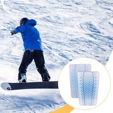 1 Pair Skiing Shin Guard Pad Premium Reusable Lightweight Snowboard Shin Pad