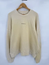 YoungLA 561 Super Size Crewneck Sweatshirt Yellow Garment Dyed Men’s Size XXL