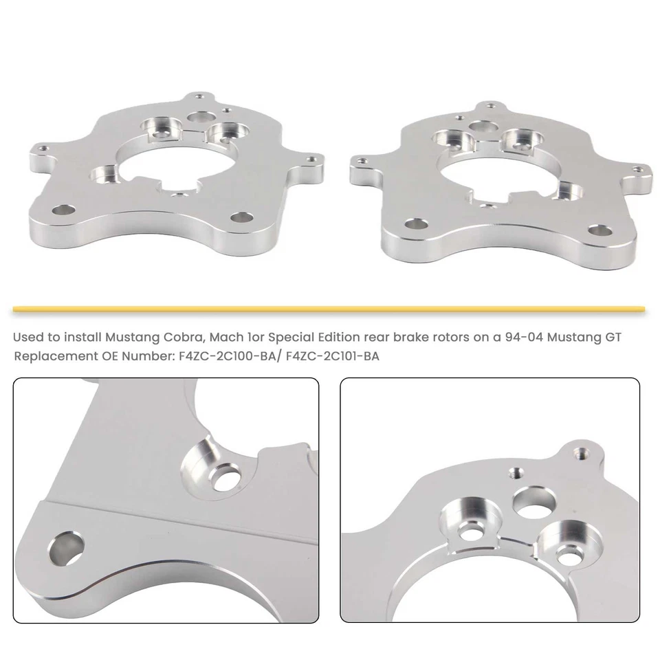 For 94-04 SN95 Mustang SVT 5.0 GT Ford Cobra 11.65" Rear Disc Brake Conversion Foto 2 de 4