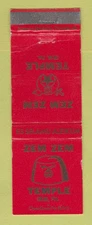 Matchbook Cover - Zem Zem Temple Shriners Erie PA WEAR