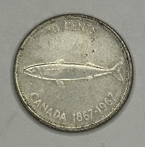 1967 Canada 10 Cents - Silver