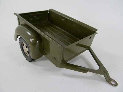 Vintage 1964 Tonka Toys - Tonka Army Military Box Trailer - Great Condition!