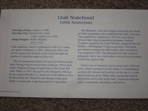Lotto di 12 repliche in oro 22 Kt STATEHOOD di francobolli USA 1988-1996 - Foto 5 di 5
