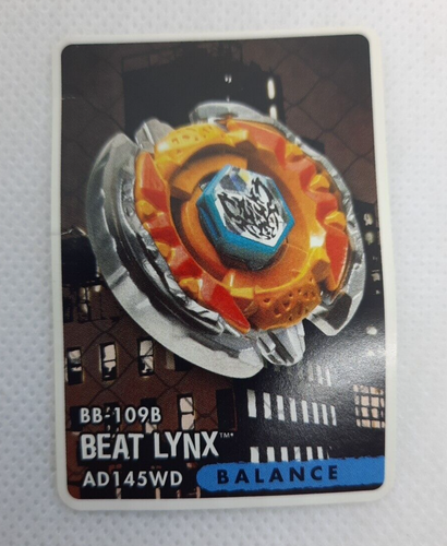 Beyblade 2012 Beat Lynx BB-109B Balance Hasbro Metal Fury AD145WD - FAST SHIP - Picture 3 of 6