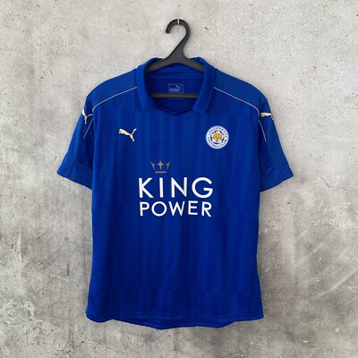 LEICESTER CITY 2016 2017 DAMEN HEIM FUSSBALLTRIKOT PUMA TRIKOT GRÖSSE XL