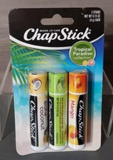 ChapStick Tropical Paradise Collection LE Aloha Coconut Key Lime Mango Sunrise