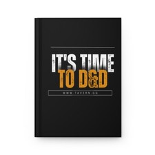Hardcover Journal Matte It's Time to D D