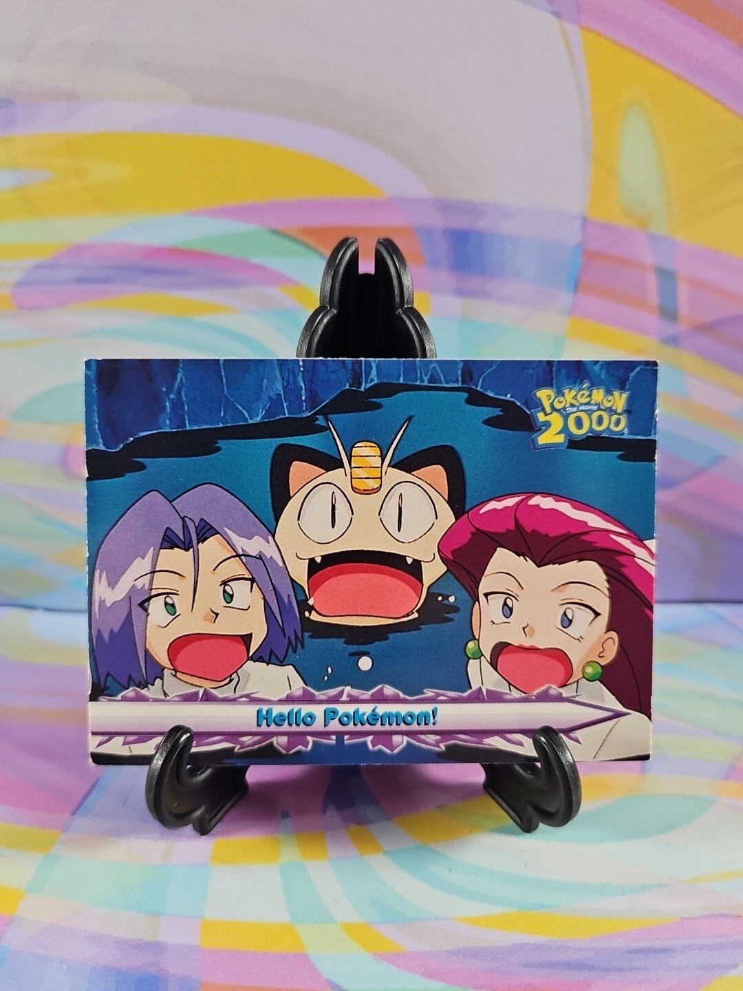 Pokemon Topps Series 1 Card | Pokemon the Movie 2000 "Hello Pokemon!" #56