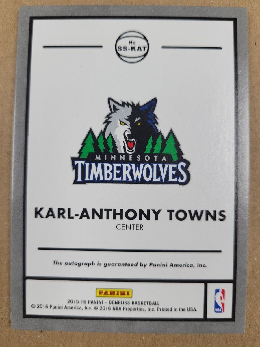 Karl-Anthony Towns Auto タウンズ NBA Panini Amazon.com: Karl-Anthony Towns 2015/2016 Panini Hoops NBA