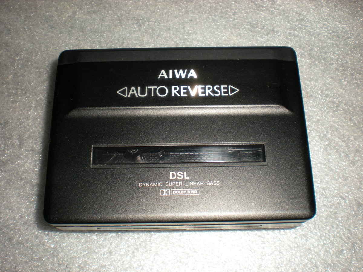Rare Aiwa Stereo Cassette Player HS-P107 PARTS OR REPAIR