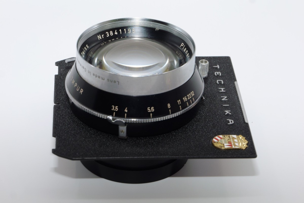 Planar 135mm f/3.5 レンズ Technika Linhof Technika Carl Zeiss 135mm f/3.5 Planar 4x5 Lens w