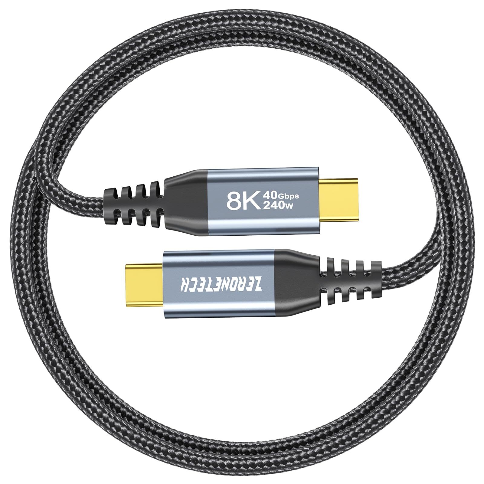 USB C to USB C 3.2 Cable 3.3FT 40Gbps Data Transfer 8K@60Hz USB C Monitor Cab...