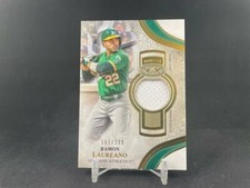 2021 TOPPS TIER ONE BASEBALL RAMON LAUREANO GAME USED JERSEY RELIC 181/399