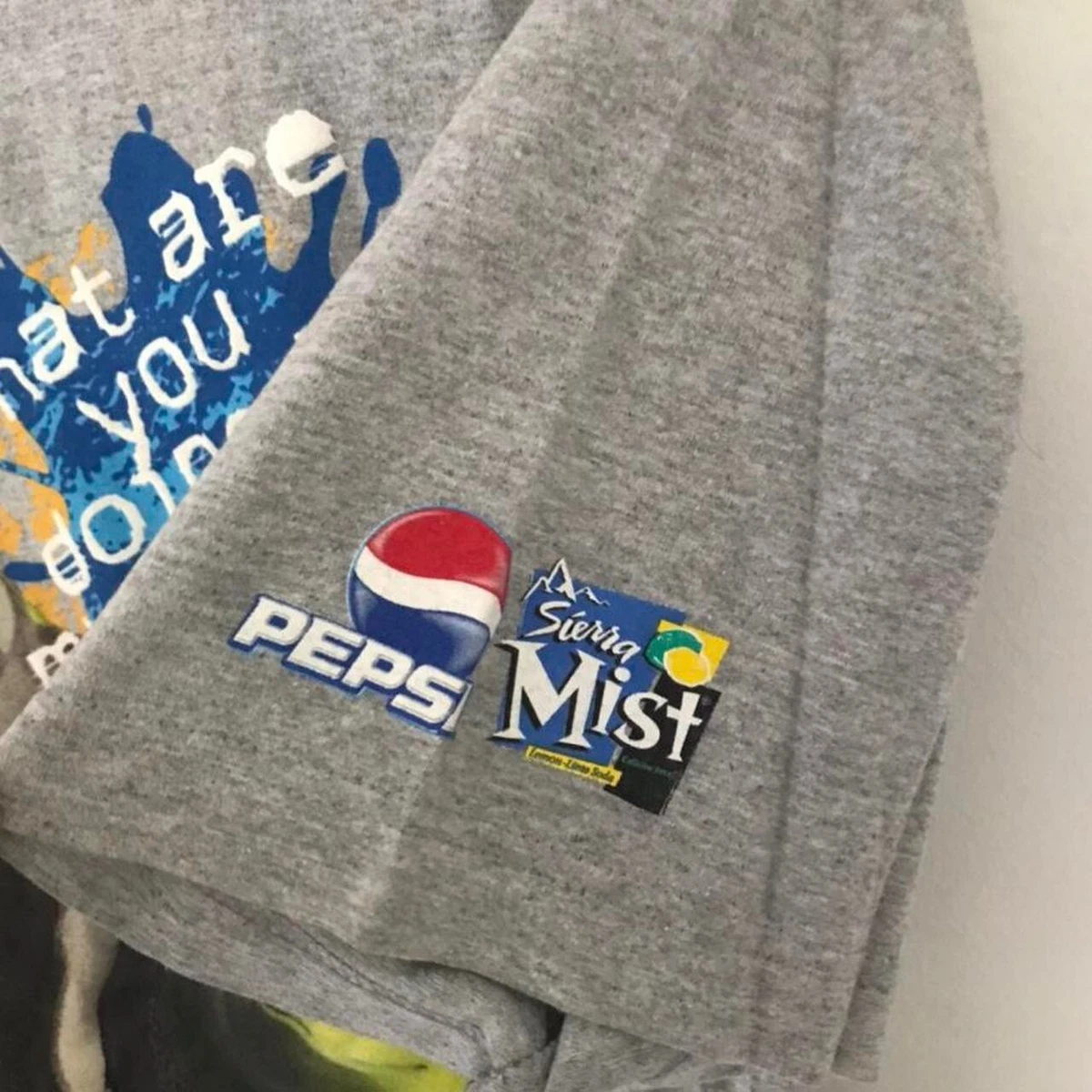 Vintage Y2K Shrek 2 Donkey Movie Promo T Shirt Sierra Mist Pepsi