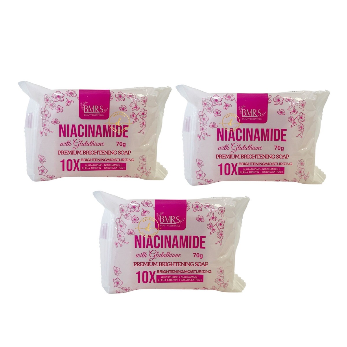 niacinamide glutathione soap All New Packaging BMRS Niacinamide Soap 10x Whitening With Glutathione –  Beauty MNL Shop main image 0