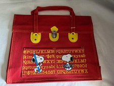 PEANUTS BAGS snoopy sac saccoche cartable  vintage neuf