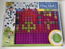 WAFF PlayMat 306 Pc BLUE Reading Math Games STEM Educational Toy Creativity