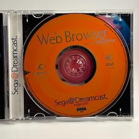 Original AT&T WorldNet Sega Dreamcast Web Browser CIB Vintage Free Shipping