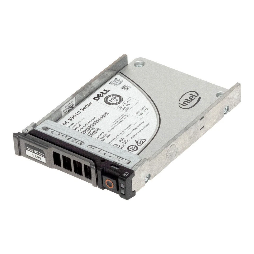 Hard Drive Dell 03481G 3481G SSDSC2BX200G4R 200GB MLC SATA III 2.5'' Inch - Image 2 of 3