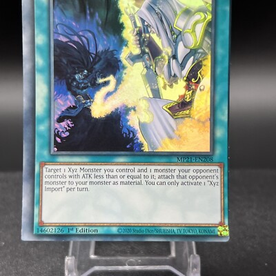 XYZ Import MP21-EN208 MISCUT 1st Edition Super Rare Yugioh Card #C