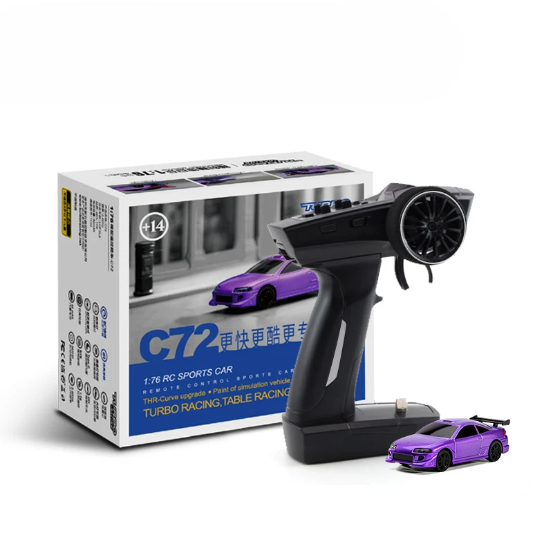 Радиоуправляемый автомобиль гироскоп Turbo Racing 1:76 C64 C73 C72 C71 C74 Drift полностью пропорциональный - Изображение 4 из 4