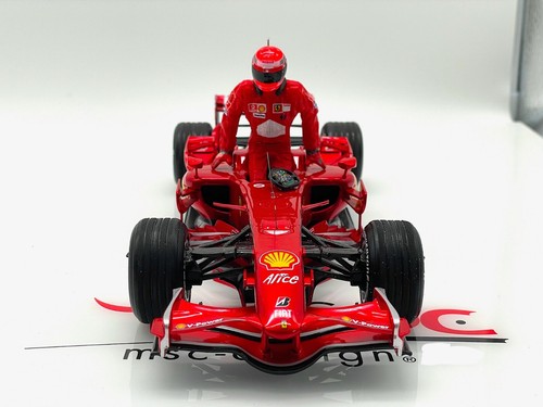 1:18 Schumacher Ferrari F2008 Shark Fin Test trasformazione limitata con certificato - Foto 7 di 9