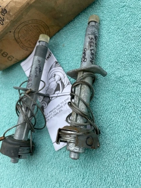 Oldsmobile 88 Super 88 Deluxe 98 Series 1954 1955 par de transmisión limpiaparabrisas nuevo en stock Foto 2 de 4