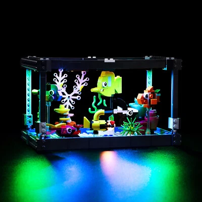 GEAMENT LED Licht Set Für LEGOs Fish Tank Creator 31122 (Beleuchtungs kit)