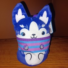 Dogs Vs Squirls Chonks 011 Hazel Husky Bean Bag Plush Jumbo Squirrels