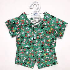 Build a Bear Workshop Hello Kitty Sanrio Friends Satin Holiday PJ Sleepwear Set