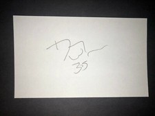 2015 BRAVES: Daniel Winkler, SIGNED 3x5 Card