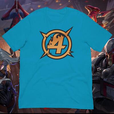 FANTASTICS 　Shooting Shirt 〔XL〕 Mens The Fantastic Four: First Steps Action Heroes T Shirt - Navy