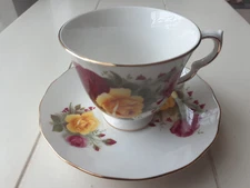 Queen Anne Bone China Tea Cup & Saucer England
