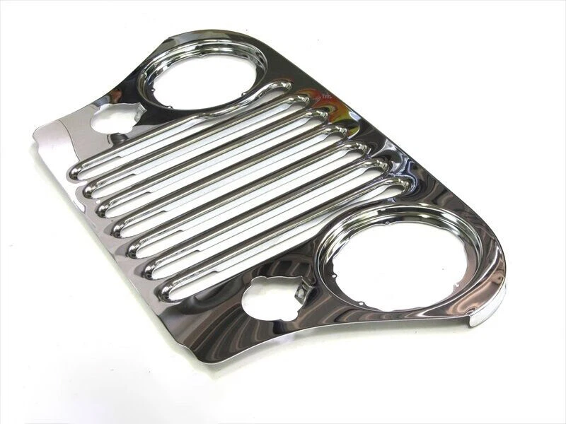 1972-1986 Jeep CJ5 CJ7 CJ8 Front Chrome Grille Grill Overlay MOPAR GENUINE OEM - Image 2 of 3