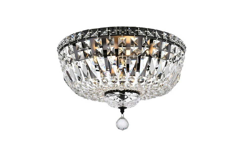 Flush Mount Chandelier Light Fixture Dining Room Bedroom Bathroom Lighting 16" - Image 4 of 4