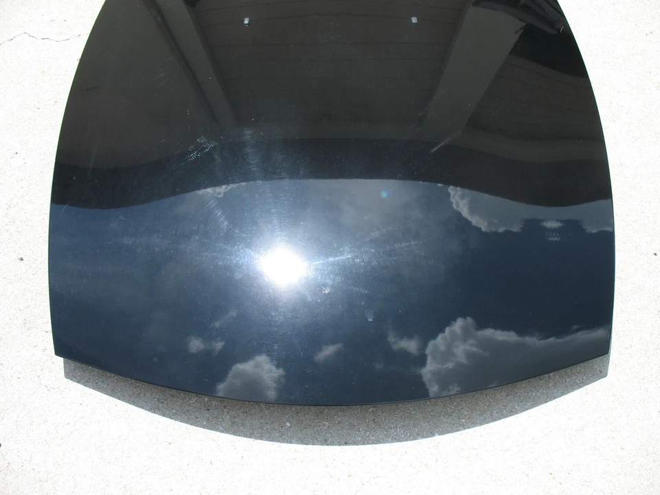 (NO SHIPPING) 2006 2007 2008 BMW Z4 E85 FRONT HOOD OEM USED BLACK 06 07 08 - Image 3 of 4