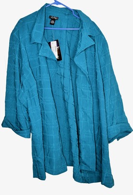 NWT Russell Kemp New York 5X blazer dark teal