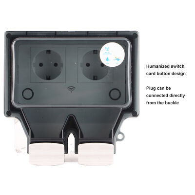 Waterproof Power Socket Wifi Smart Plug IP66 Outdoor Rainproof Wall Plug