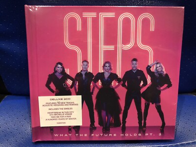 LIMITED EDITION HAND SIGNED STEPS WHAT THE FUTURE HOLDS PART 2 DELUXE 2 CD SET