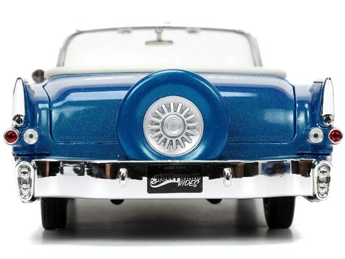 JADA 1:24 1956 CADILLAC ELDORADO WITH BLUE FIGURE M&M DIE-CAST BLUE 33726 - Picture 9 of 9