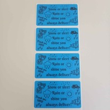 100 Thanks USPS- Shipping Labels Thermal Packaging Stickers 2.25"x1.25"