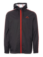 Mens Kappa Black Dawson 222 Banda Jacket