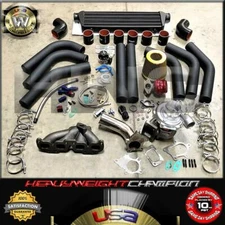 02-06 Altima Sentra QR25DE Turbo Charger Kit T3/T4 Manifold+Intercooler+Bov