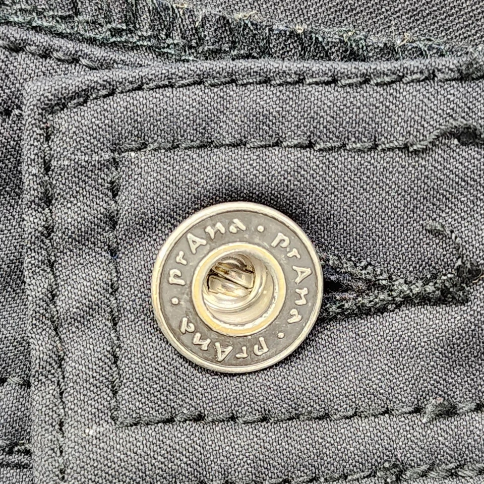 Pantalones Prana Para Hombres 34WX34L Gris Respiración Calce Ajustado Tecnología Nylon Elastizado Senderismo Camping Foto 2 de 4