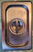 Vollrath stainless steel cover 1/9th Size 75360 7”x 4 3/8”x 3 1/4”