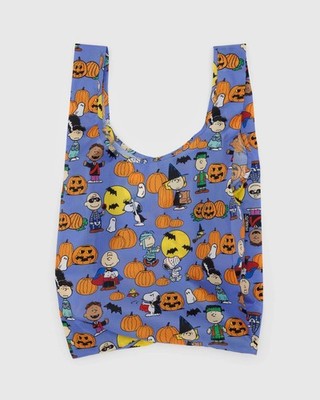 Peanuts Snoopy Charlie Brown Pumpkin Patch Baggu Standard Reusable Bag Tote NEW