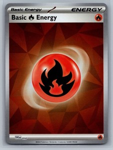 Basic Fire Energy (Cracked Ice Holo) 010 Scarlet & Violet Energies