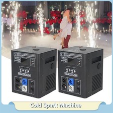 2PCS 750W Large Cold Spark Machine Stage Effect DMX Firework Party Wedding